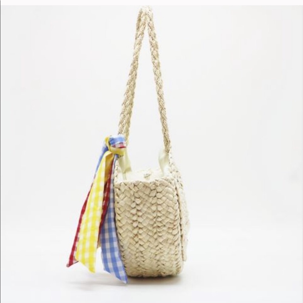 Boho Bow Scarf Tassel Purse - Picture 2 of 3
